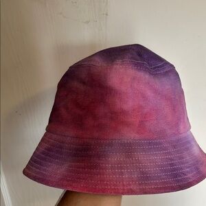 Purple and Pink Tie-Dye Bucket Hat